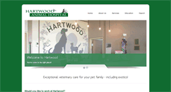 Desktop Screenshot of hartwoodanimalhospital.com